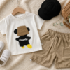 Toddler Boys 2-Piece Bear T-Shirt & Cargo Shorts Set