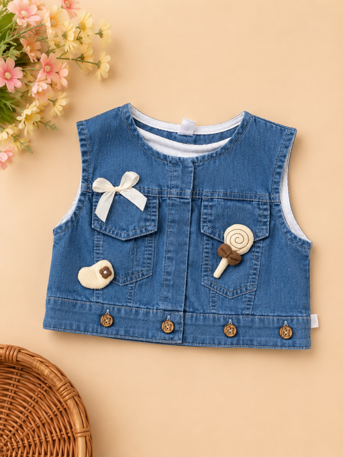 Denim & Tulle Occasion Dress
