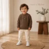 Boys Label Patch Knit Sweater