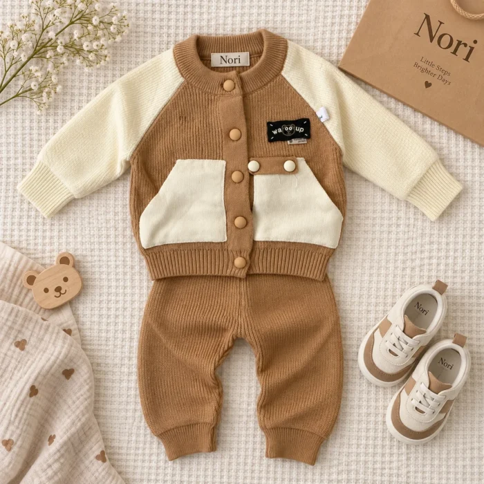 Boys’ Knit Cardigan & Pants Set