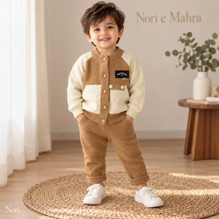 Boys’ Knit Cardigan & Pants Set
