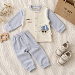 Boys Dino Embroidered Tracksuit Set