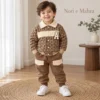 Boys’ 3-Piece Wilderness Winter Set — Printed Jacket, Sweatshirt & Cargo