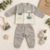 Boys Star-Print Corduroy Jacket Set