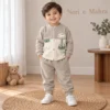 Boys Star-Print Corduroy Jacket Set