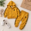 Boys’ Mustard Hooded Tracksuit — Zip Jacket