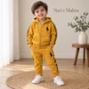 Boys’ Mustard Hooded Tracksuit — Zip Jacket