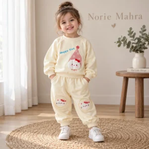 Girls’ Happy Cat Sweatshirt — Matching Pants