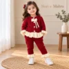 Girls’ Cable-Knit Tie Dress Set