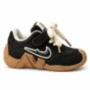 Kids’ Sneakers — Ivory Braided Laces, Gum Sole