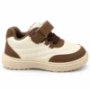 Boys’ Velcro Sneakers, Chunky Sole | Brown & Black