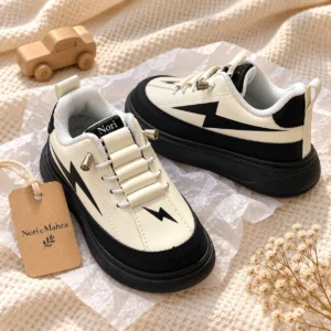 Kids’ -Print Chunky Sneakers | Olive, Black, Pink
