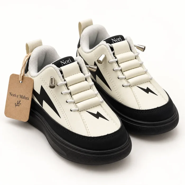 Kids’ -Print Chunky Sneakers | Olive, Black, Pink