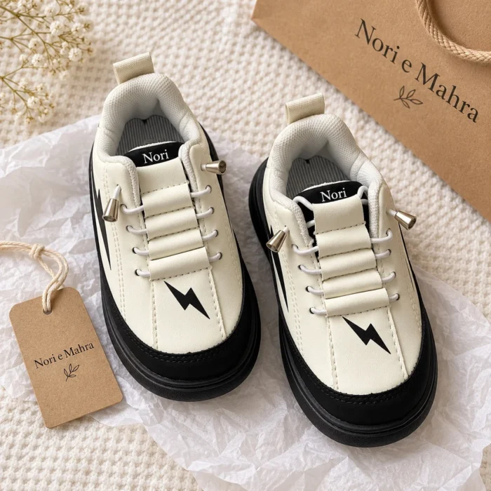 Kids’ -Print Chunky Sneakers | Olive, Black, Pink