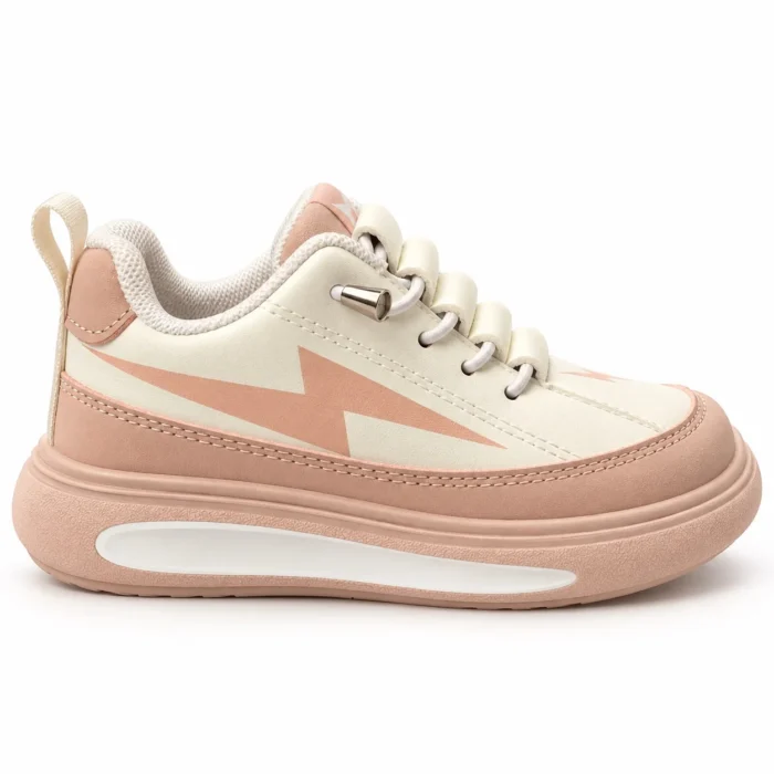 Kids’ -Print Chunky Sneakers | Olive, Black, Pink